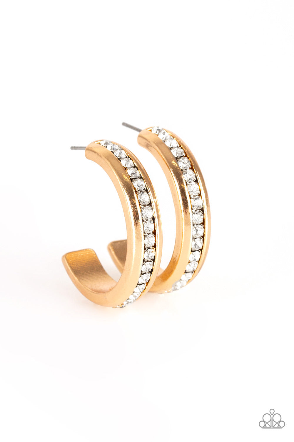 5th Avenue Fashionista Gold Hoop-Earrings