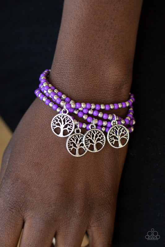 Plant A Tree Purple-Bracelet