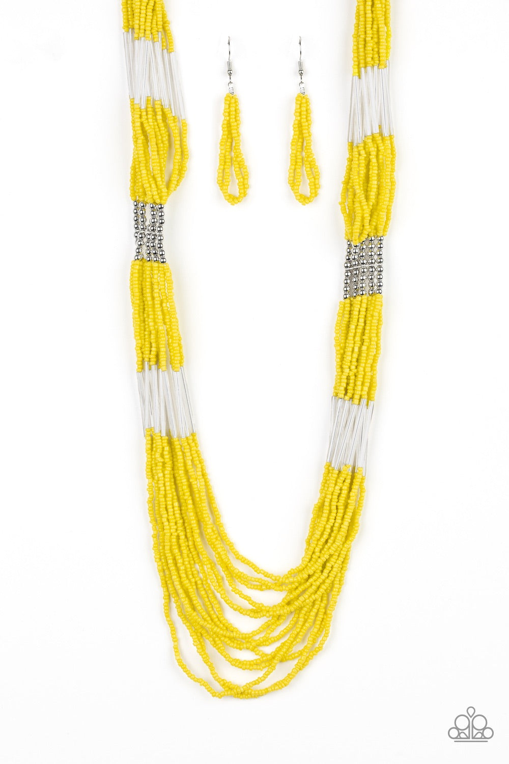 Let It BEAD Yellow-Necklace