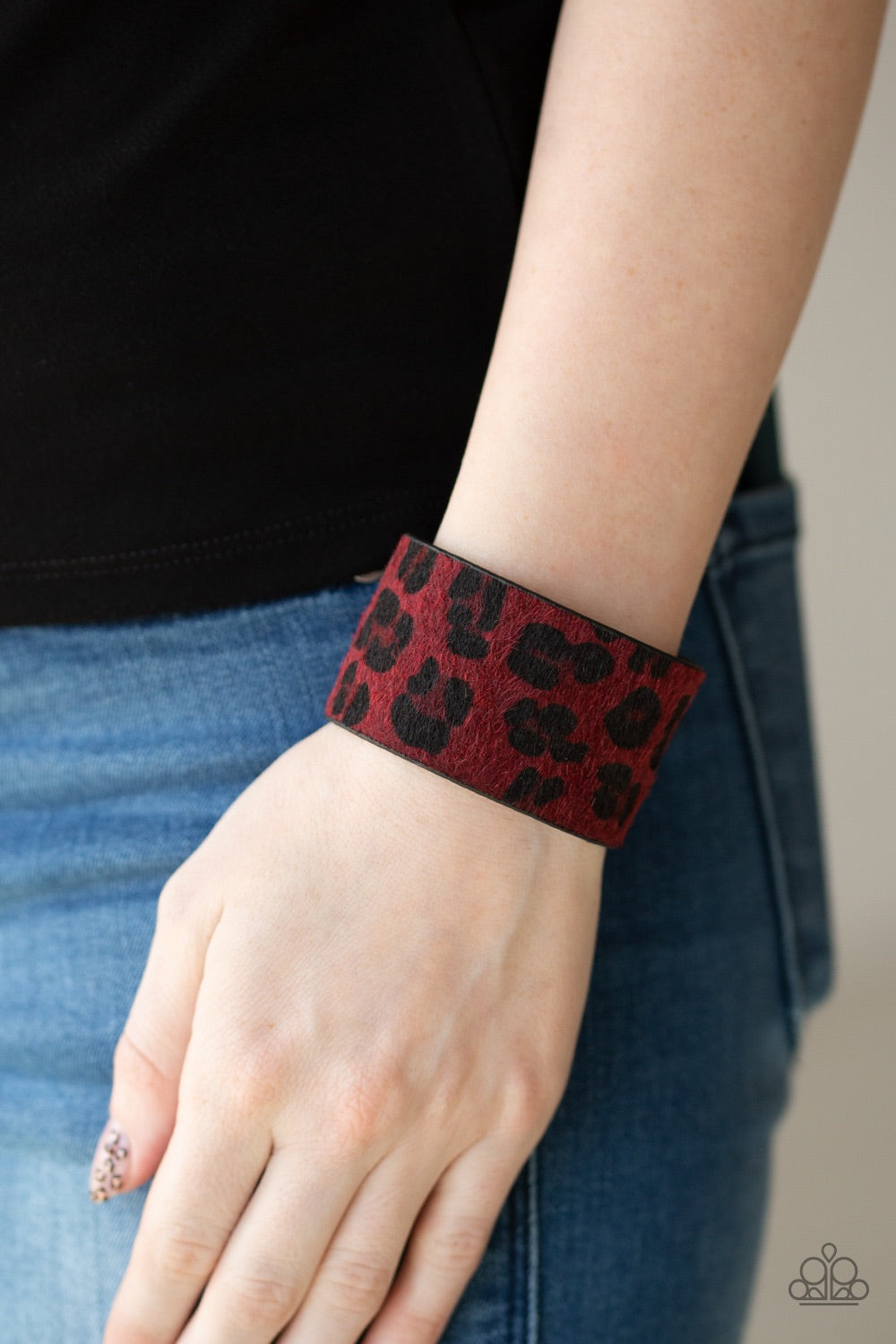 Cheetah Cabana Red-Bracelet