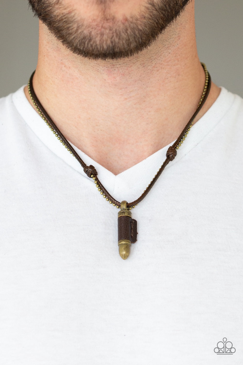 Magic Bullet Brass-Necklace