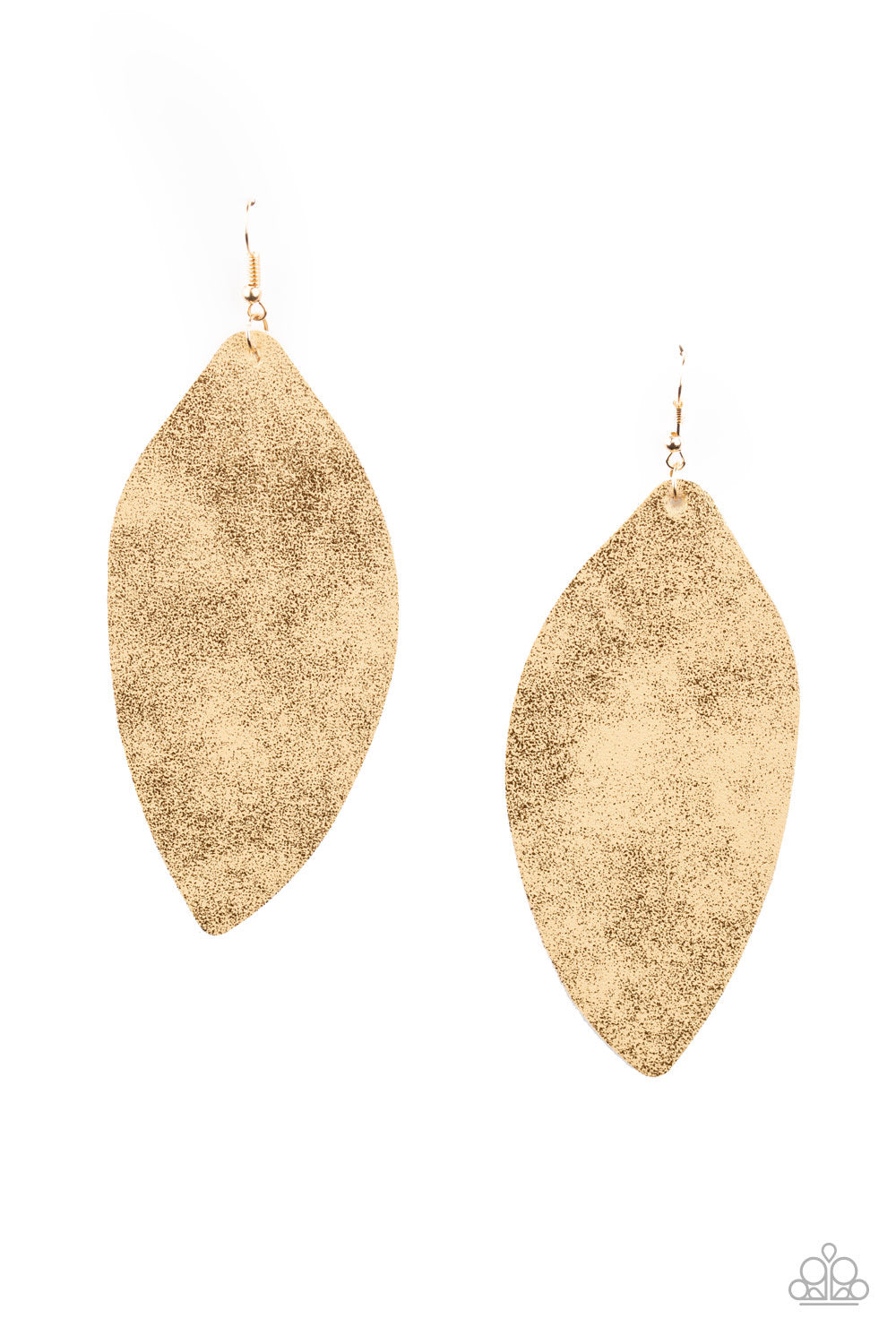 Serenely Smattered Gold-Earrings