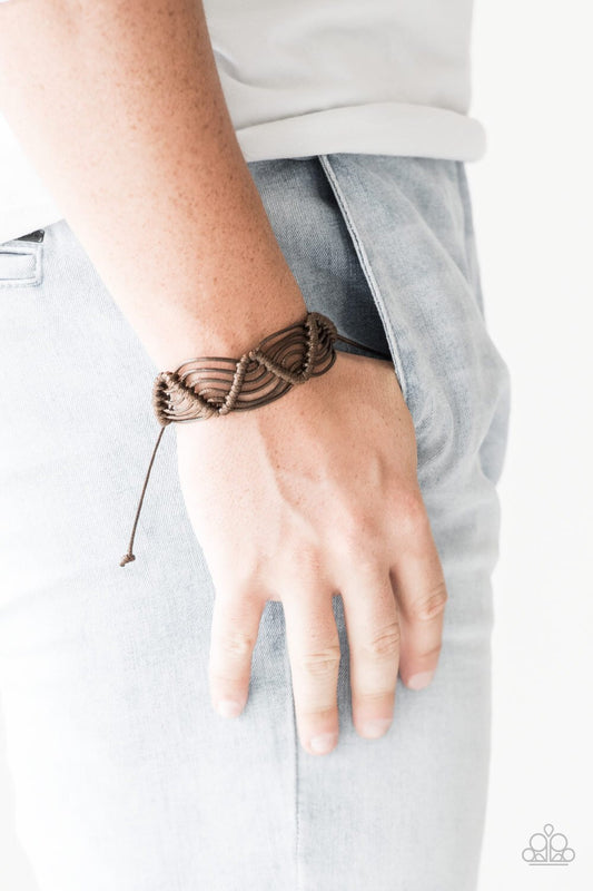 Rise To The Bait Dark Brown-Urban Bracelet