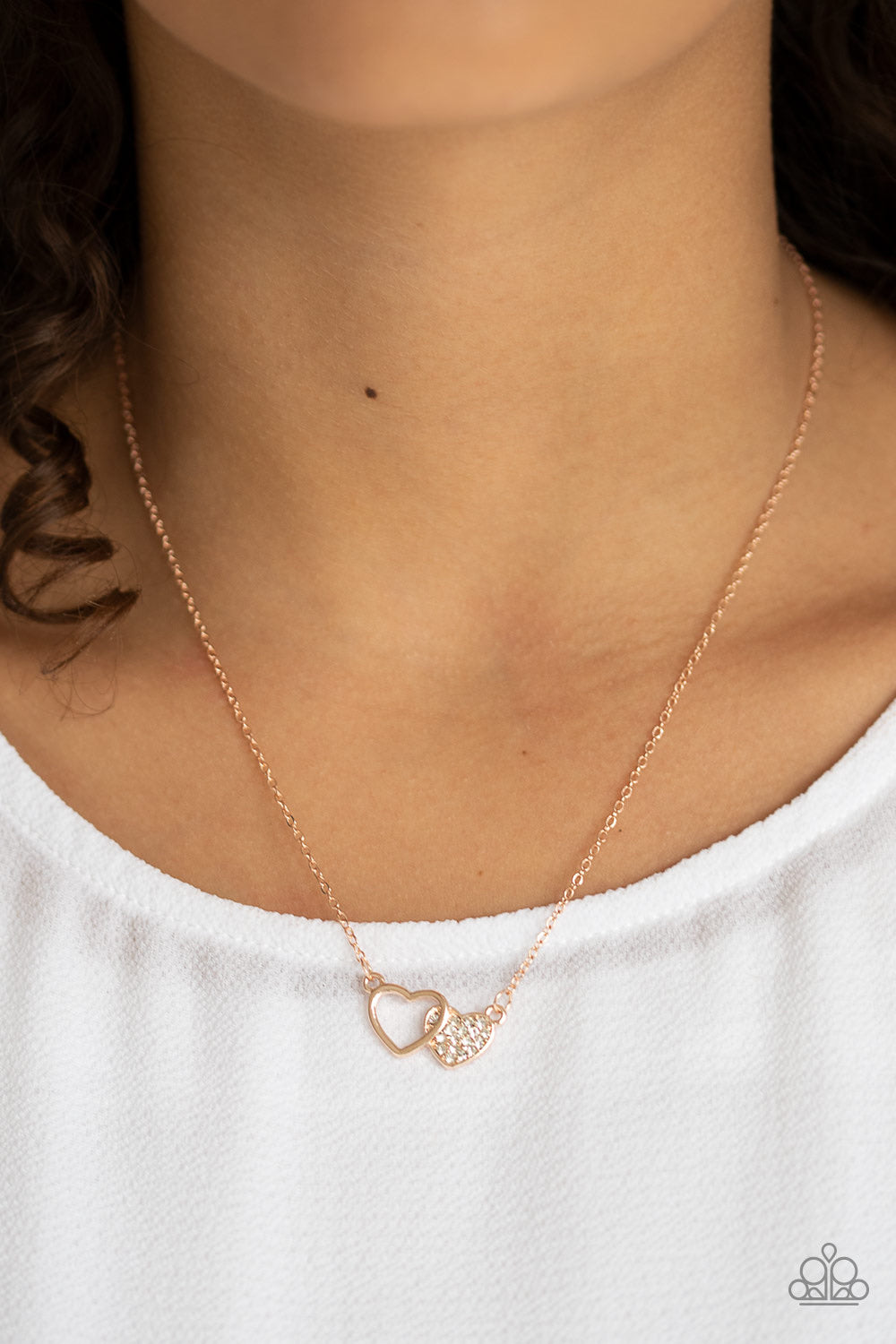 Charming Couple Rose Gold-Necklace