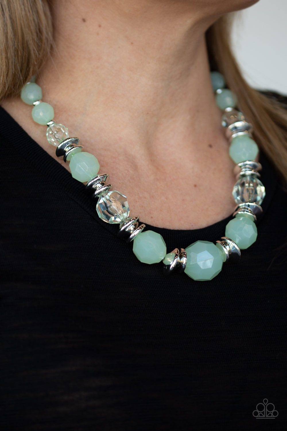 Dine and Dash Green-Necklace
