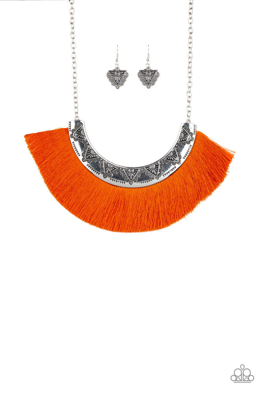 Might and MANE Orange-Necklace