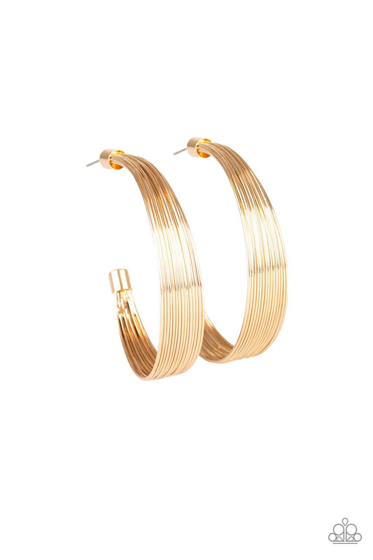 Live Wire Gold-Earrings