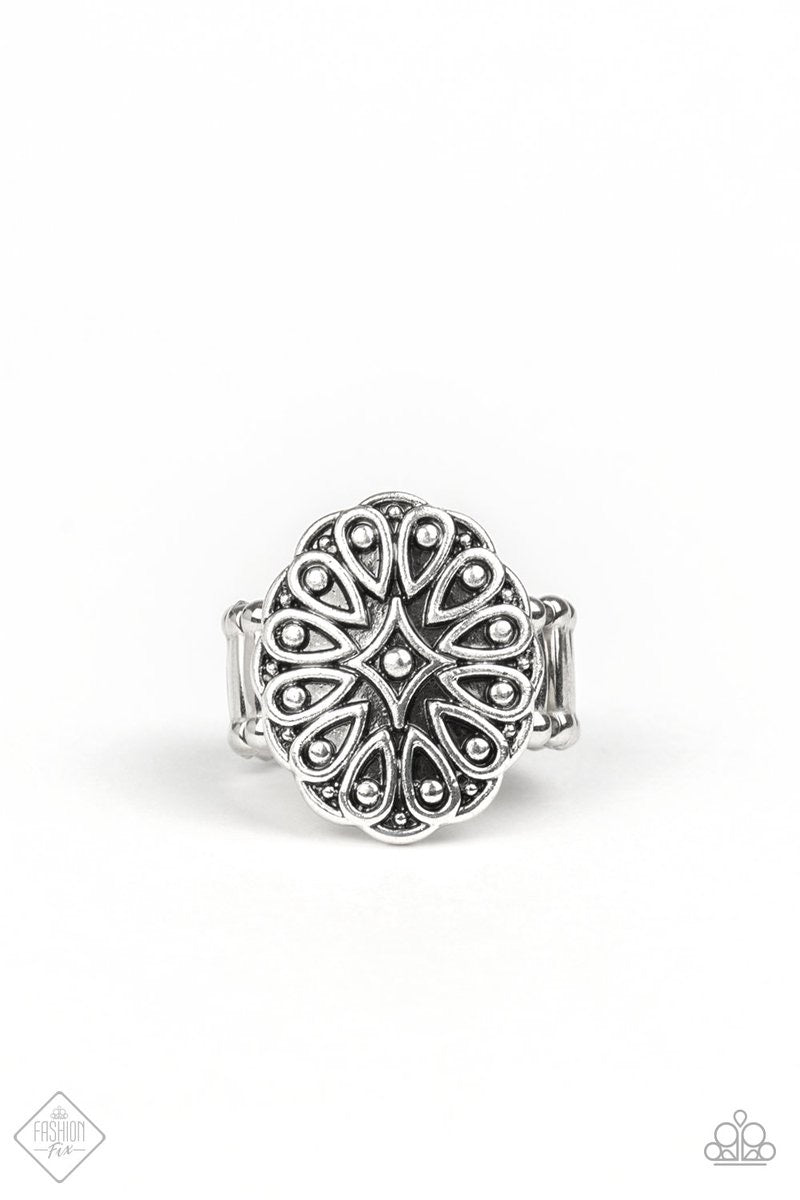 Modern Mandala Silver-Ring