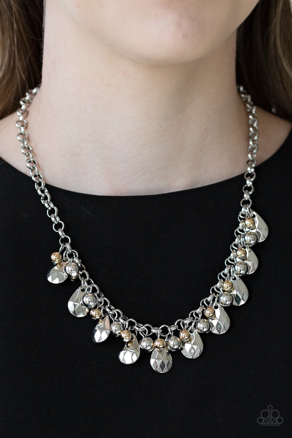 Stage Stunner Silver-Necklace