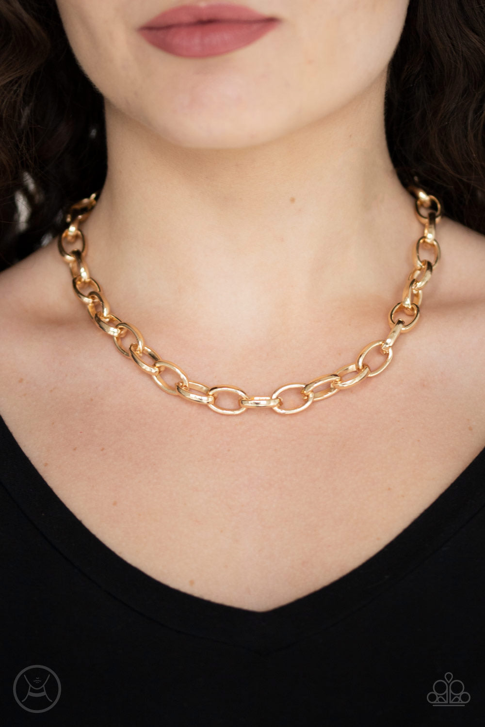 Urban Uplink Gold Choker-Necklace