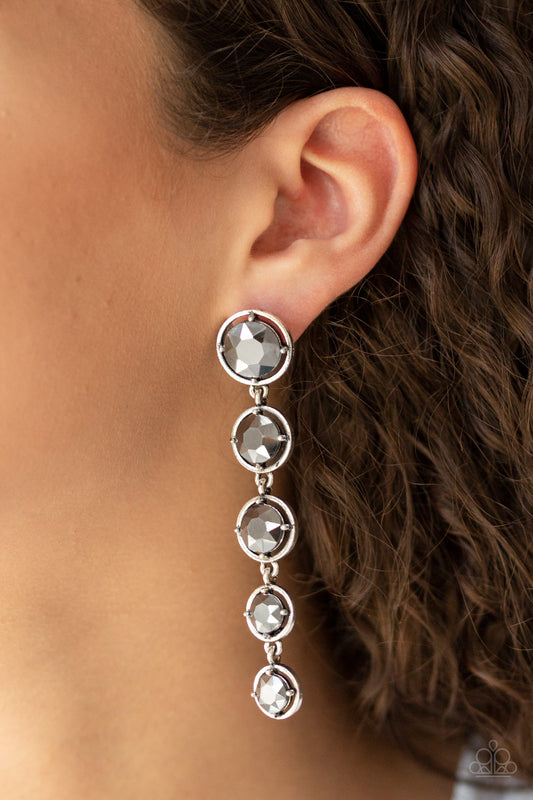 Drippin In Starlight Silver-Earrings