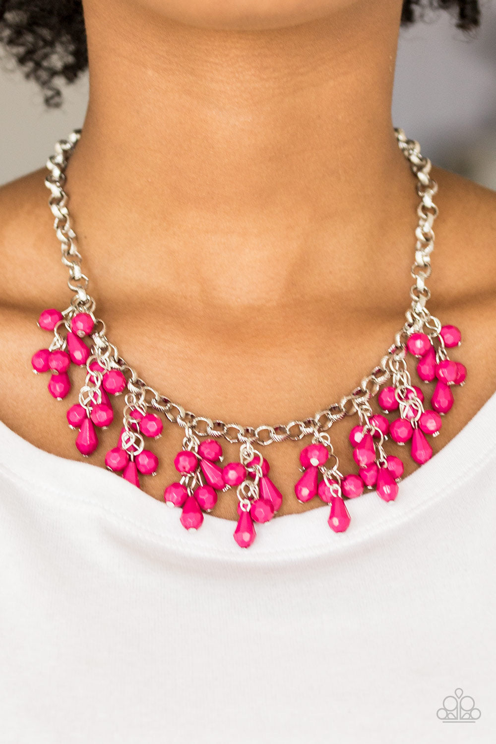 Modern Macarena Pink-Necklace