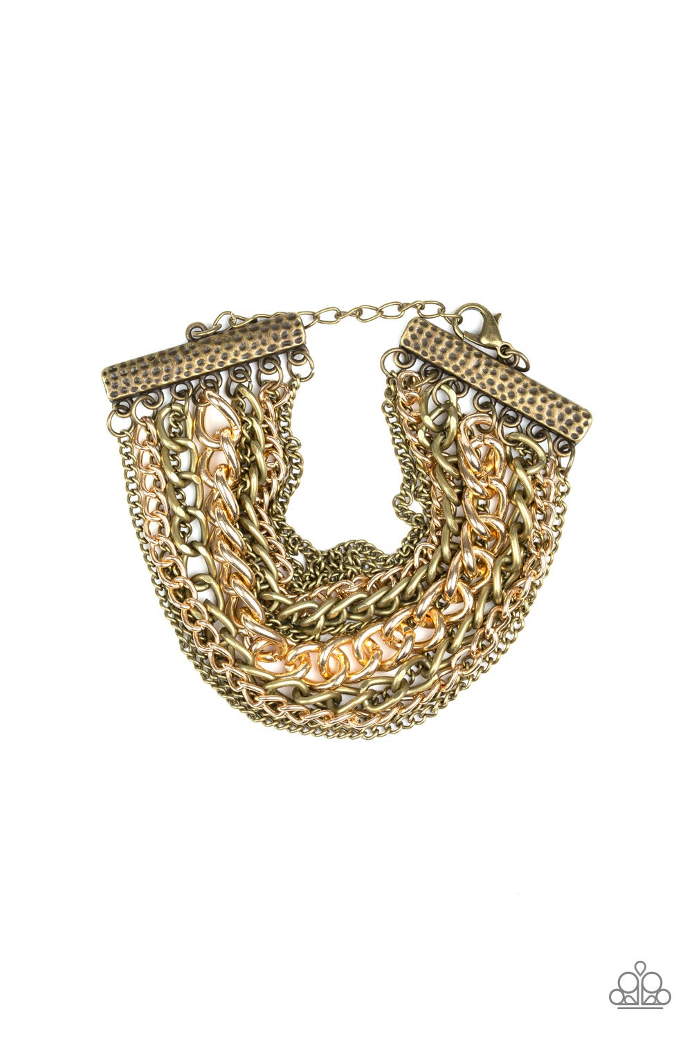 Metallic Horizon Brass-Bracelet