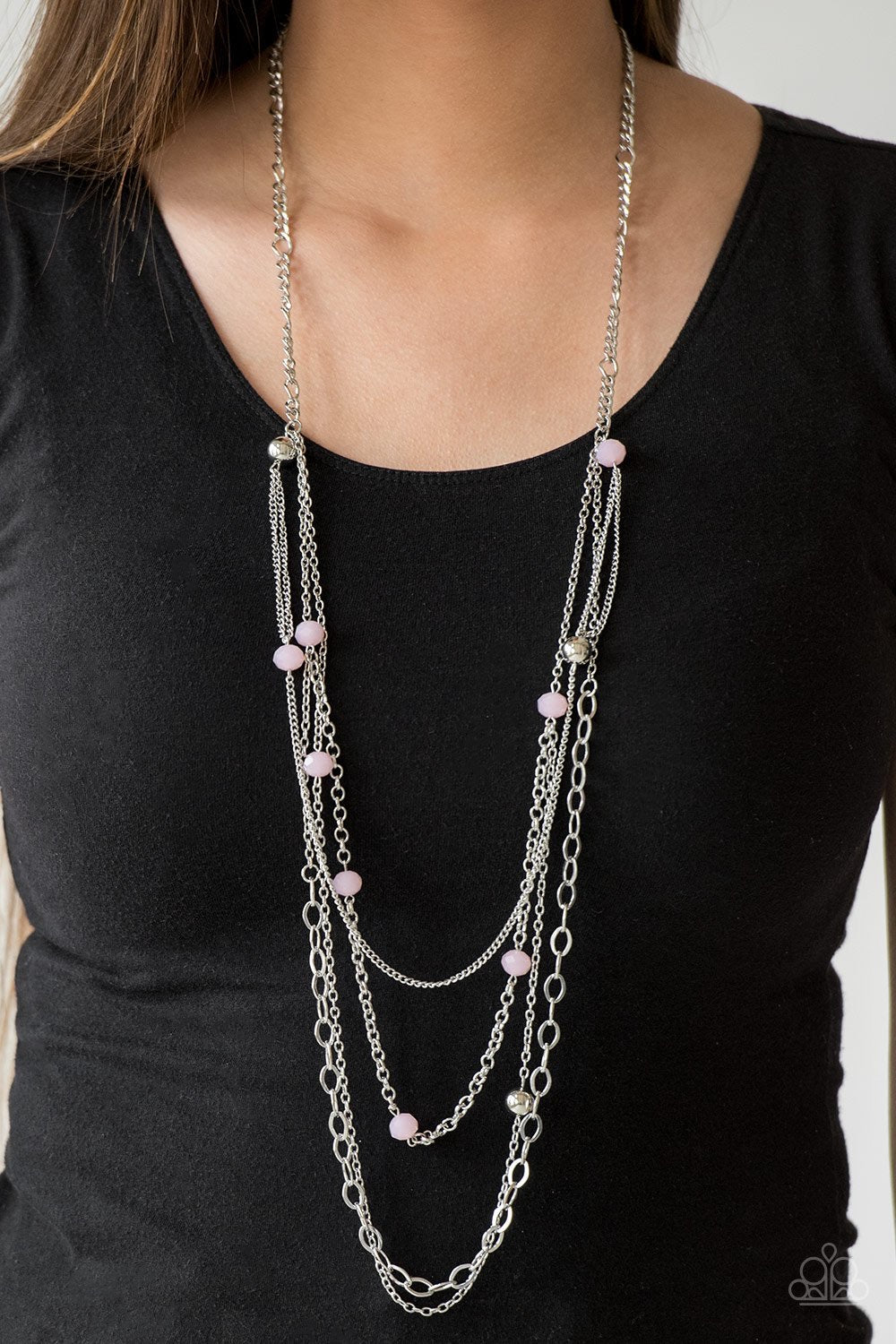 Glamour Grotto Pink-Necklace