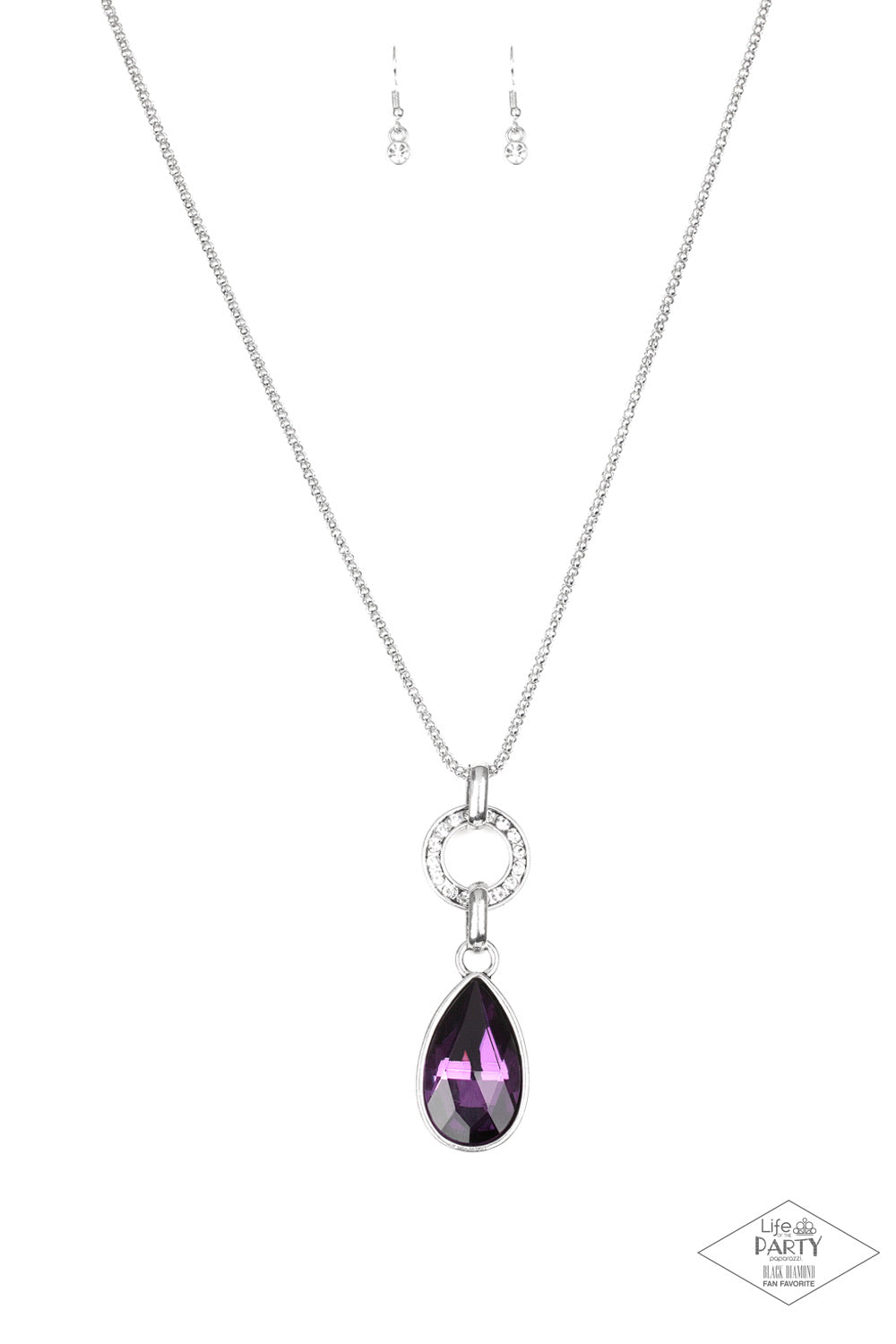 Lookin Like A Million Purple-Necklace