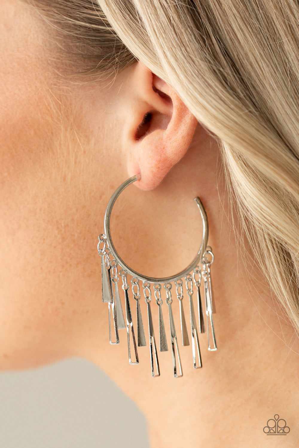 Bring The Noise Silver-Earrings