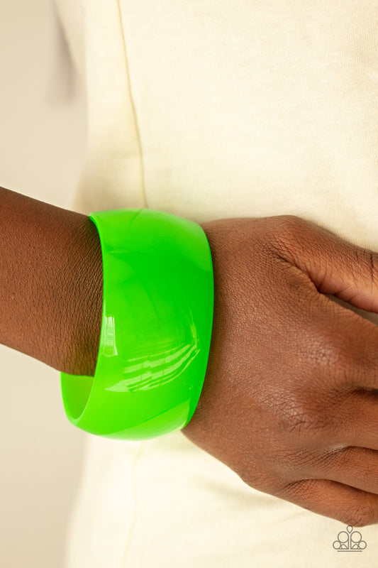 Fluent in Flamboyance Green-Bracelet