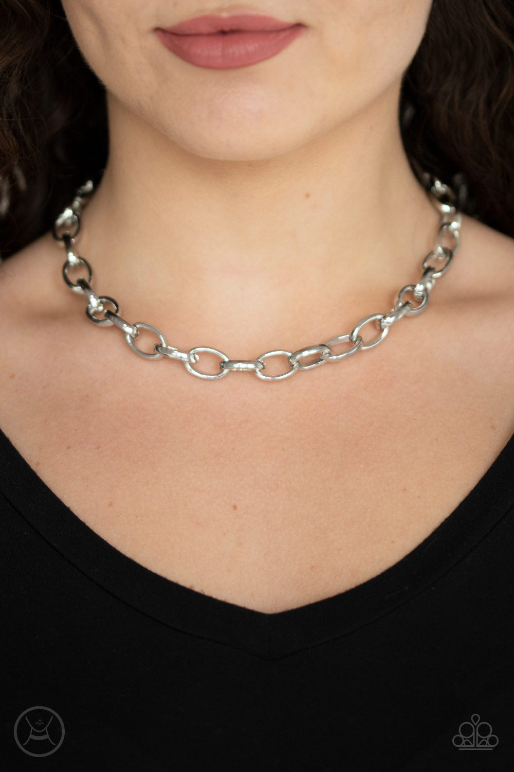 Urban Uplink Silver Choker-Necklace