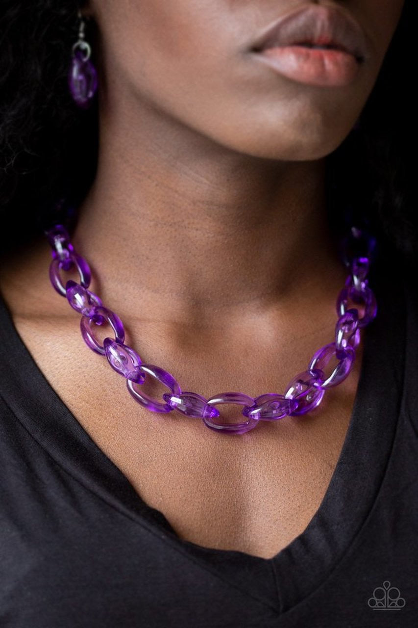 Ice Queen Purple-Necklace
