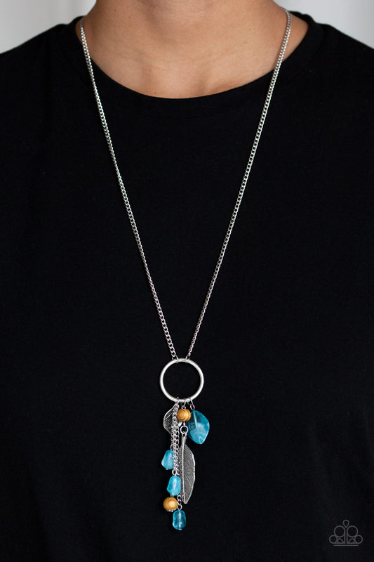 Sky High Style Blue-Necklace