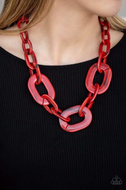 All In-Vincible Red-Necklace