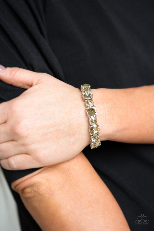 Born To Bedazzle Brown-Bracelet