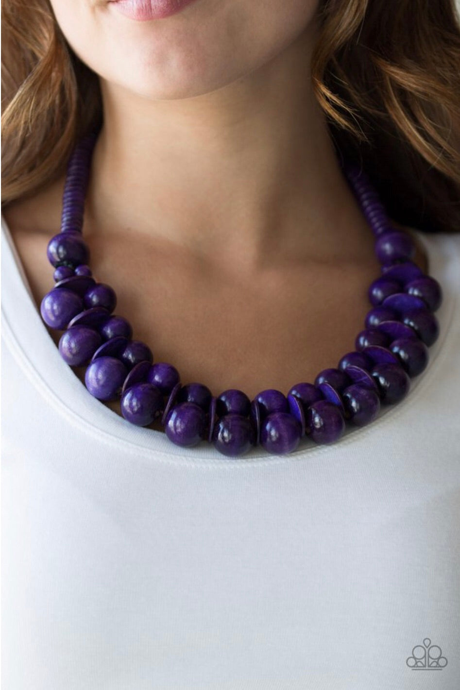 Caribbean Cover Girl Purple-Necklace