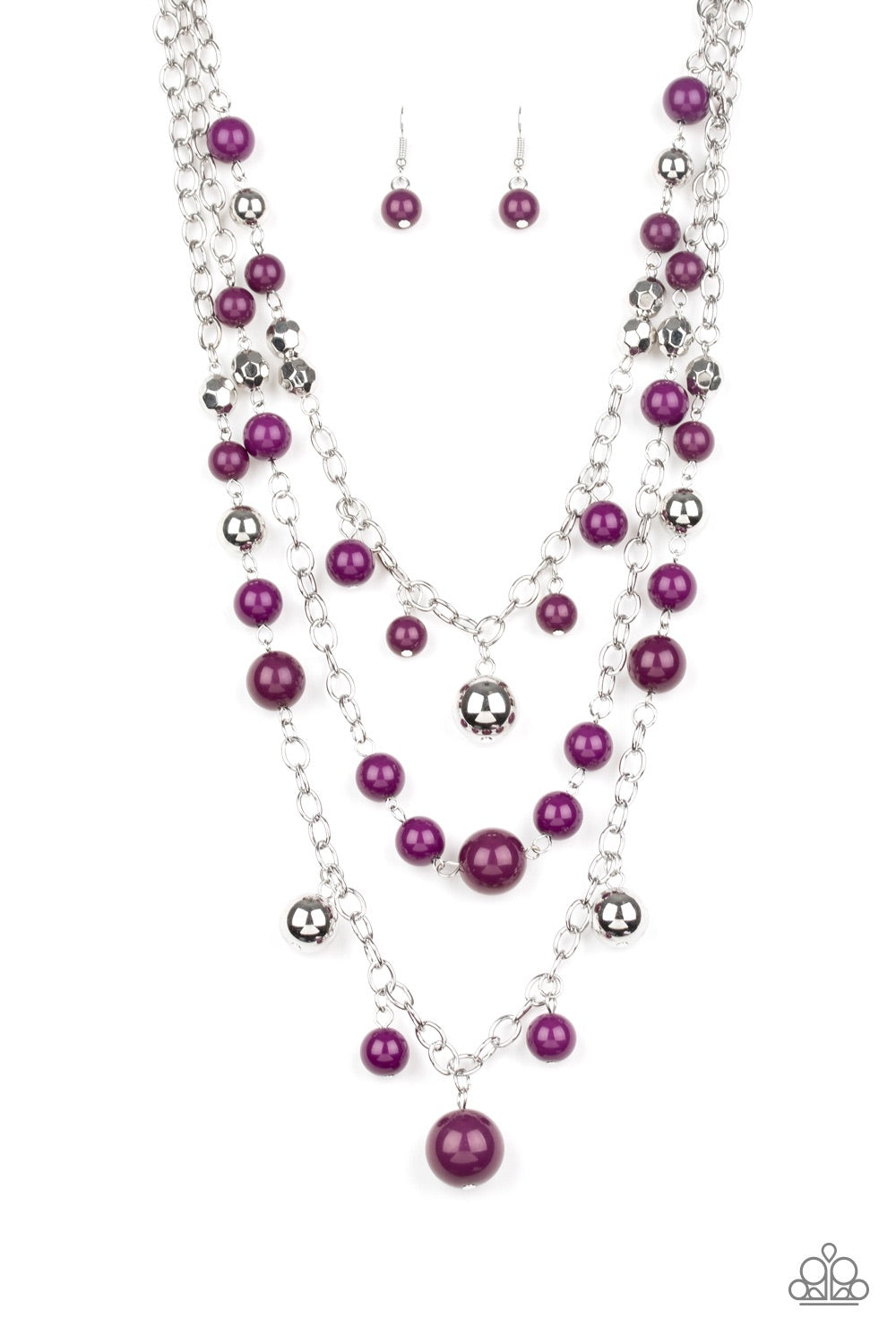 The Partygoer Purple-Necklace