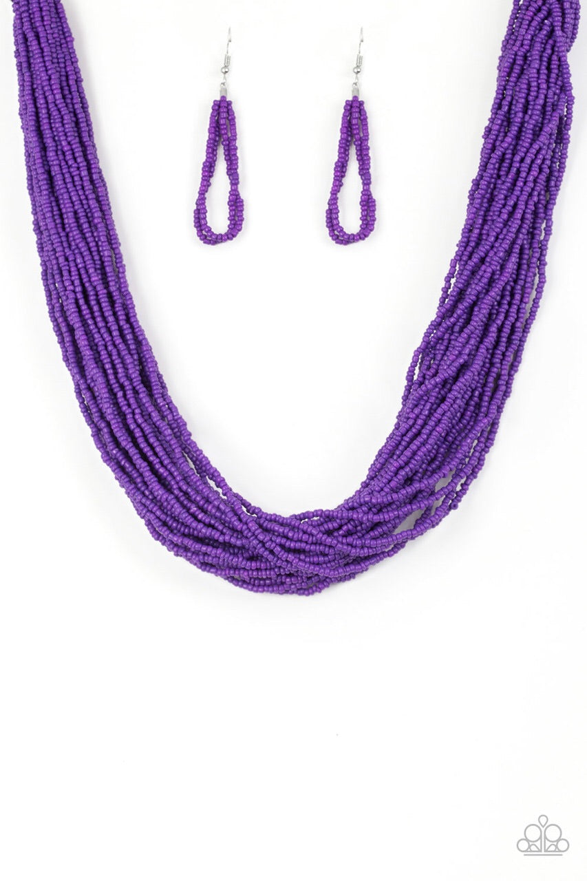 The Show Must CONGO On! Purple-Necklace