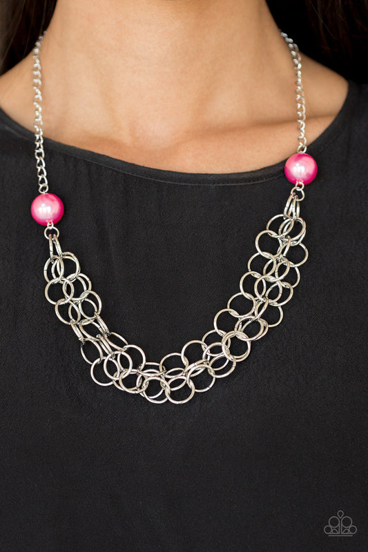 Daring Diva Pink-Necklace