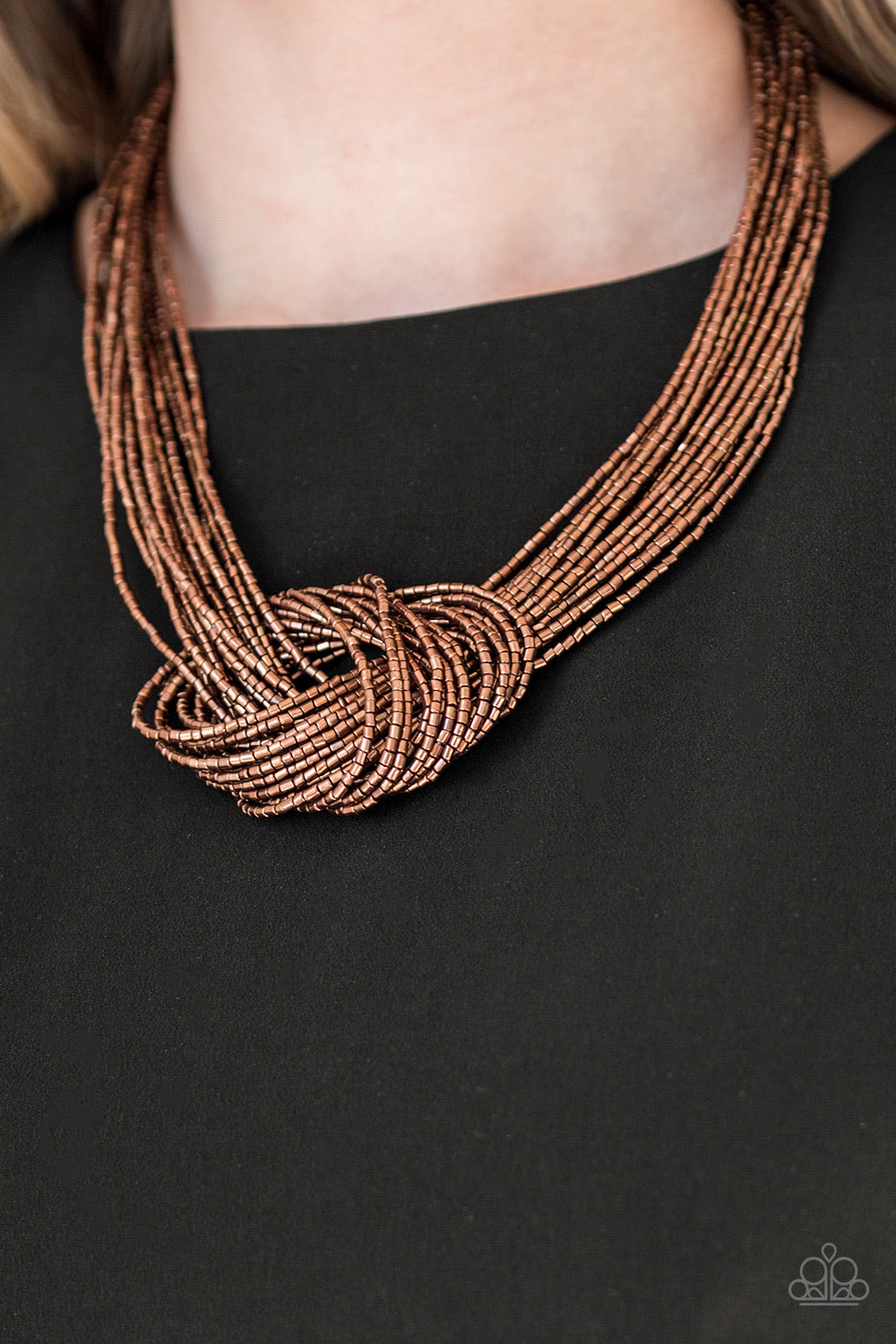 Knotted Knockout Copper-Necklace