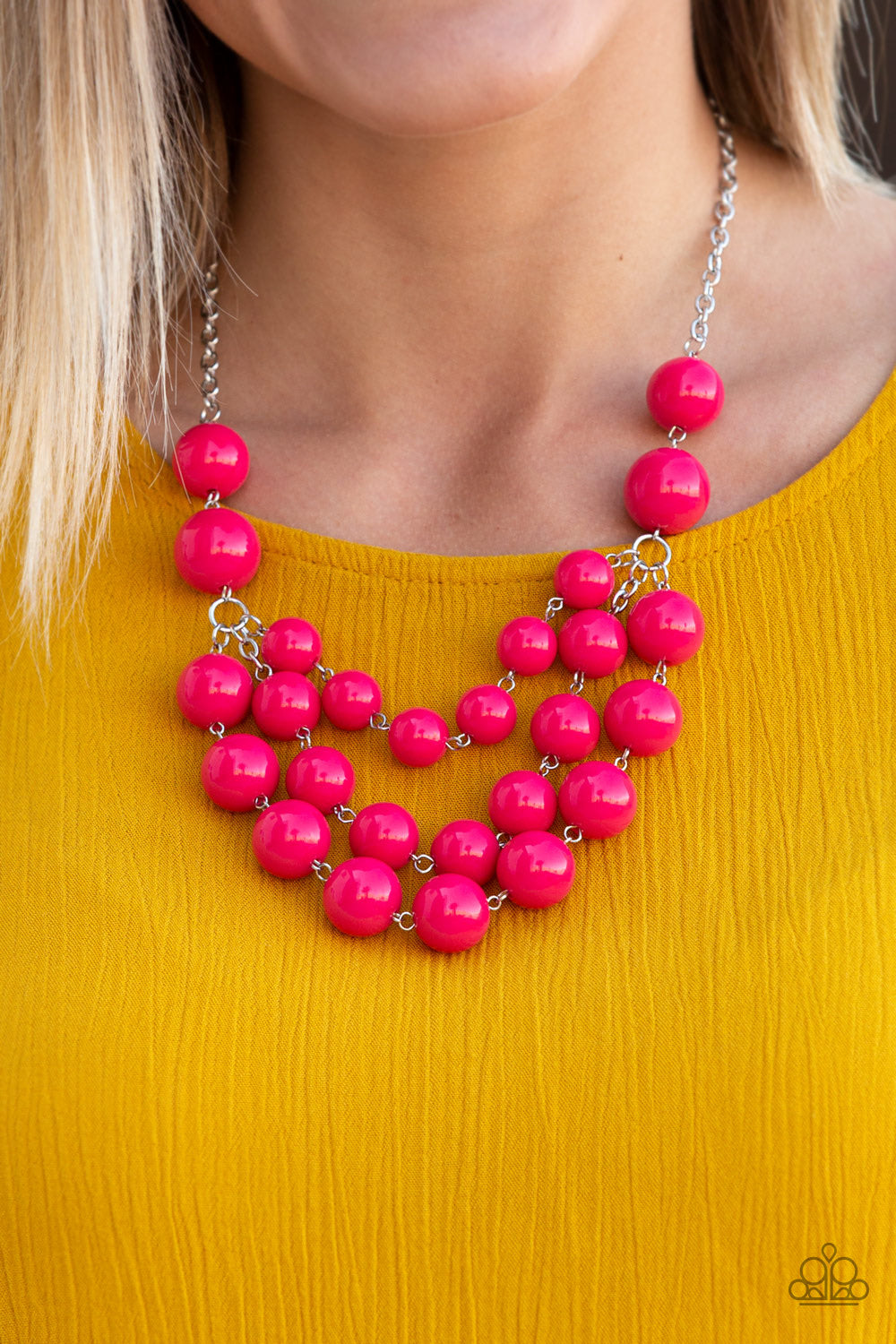 Miss POP-YOU-larity Pink-Necklace