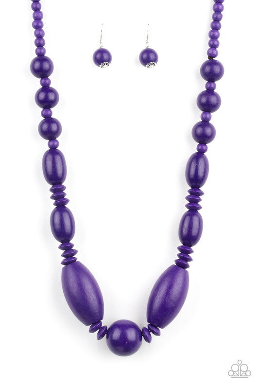 Summer Breezin Purple-Necklace