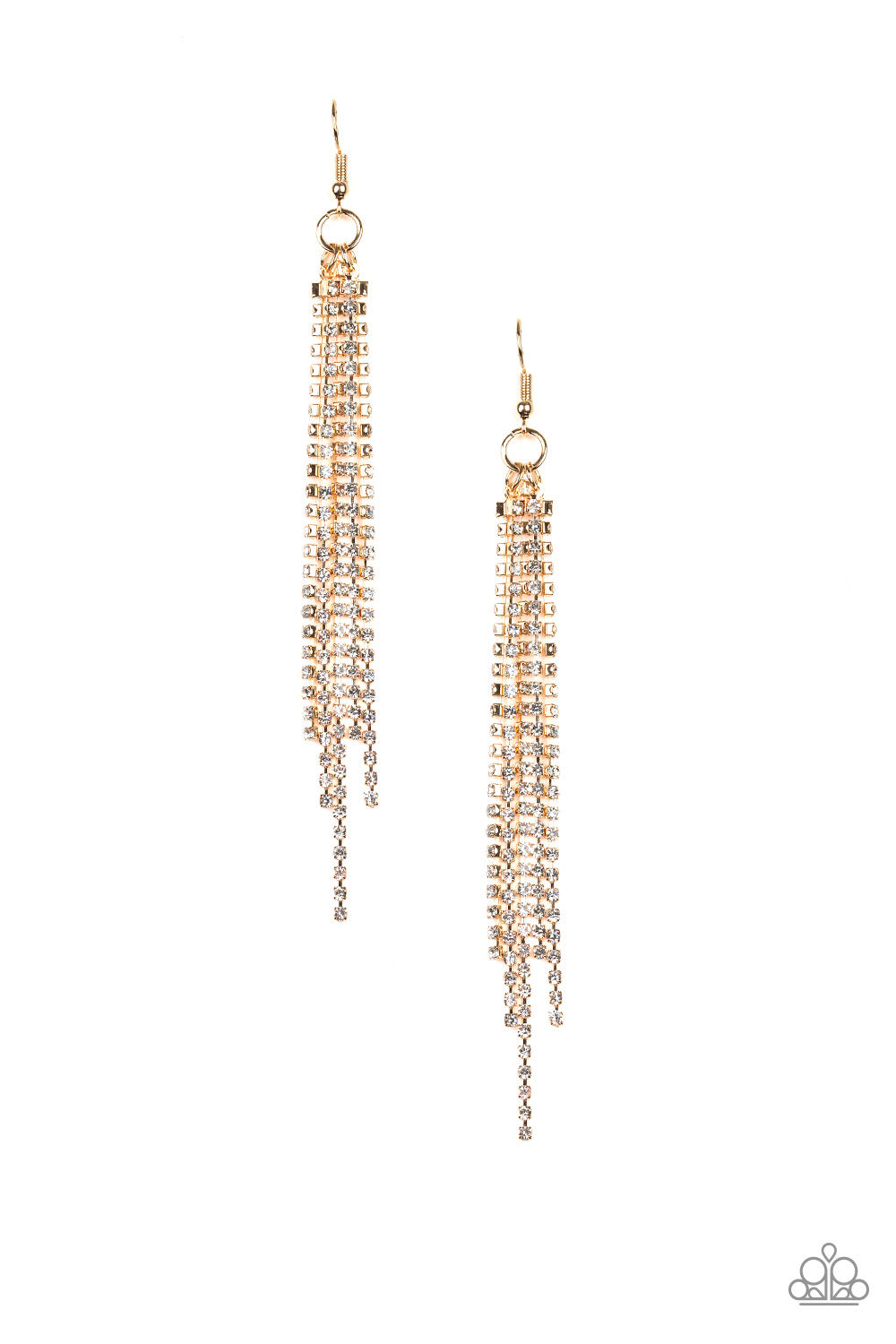 Center Stage Status Gold-Earrings