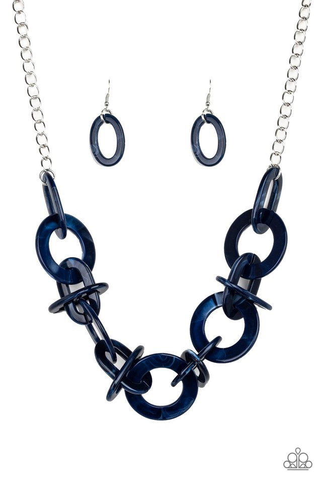 Chromatic Charm Blue-Necklace