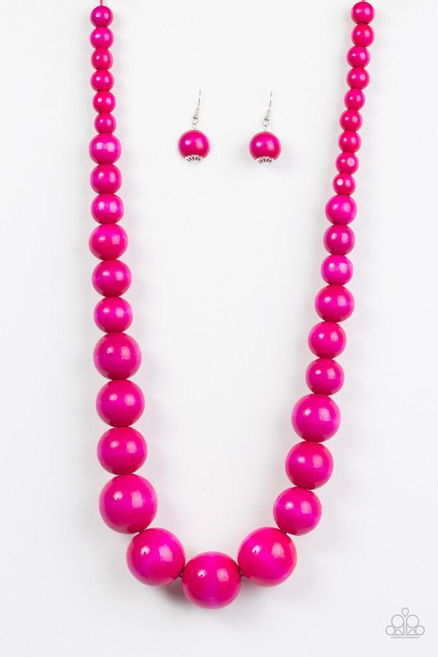 Effortlessly Everglades Pink-Necklace