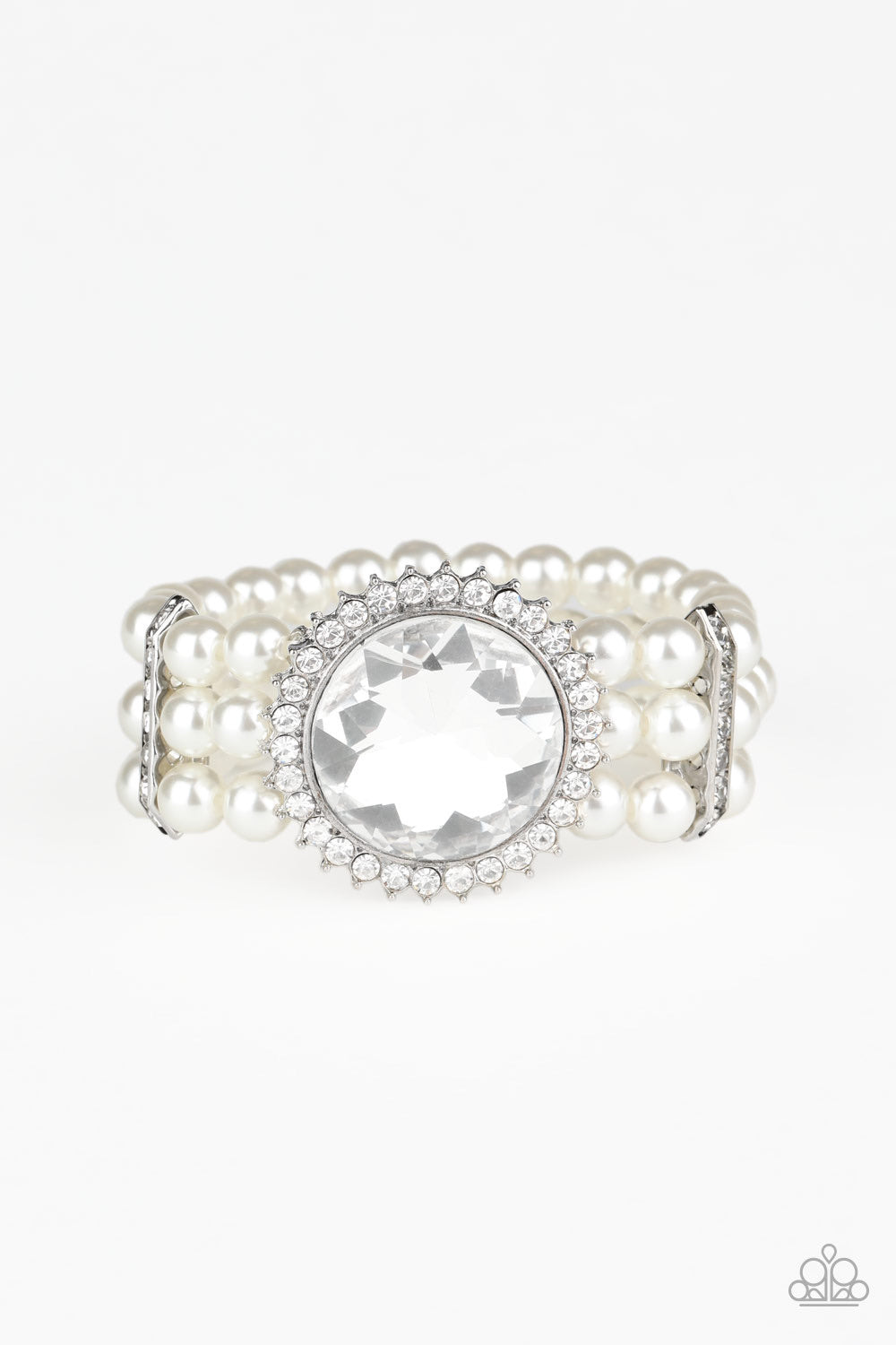 Speechless Sparkle White-Bracelet