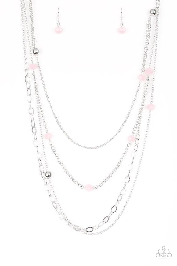 Glamour Grotto Pink-Necklace