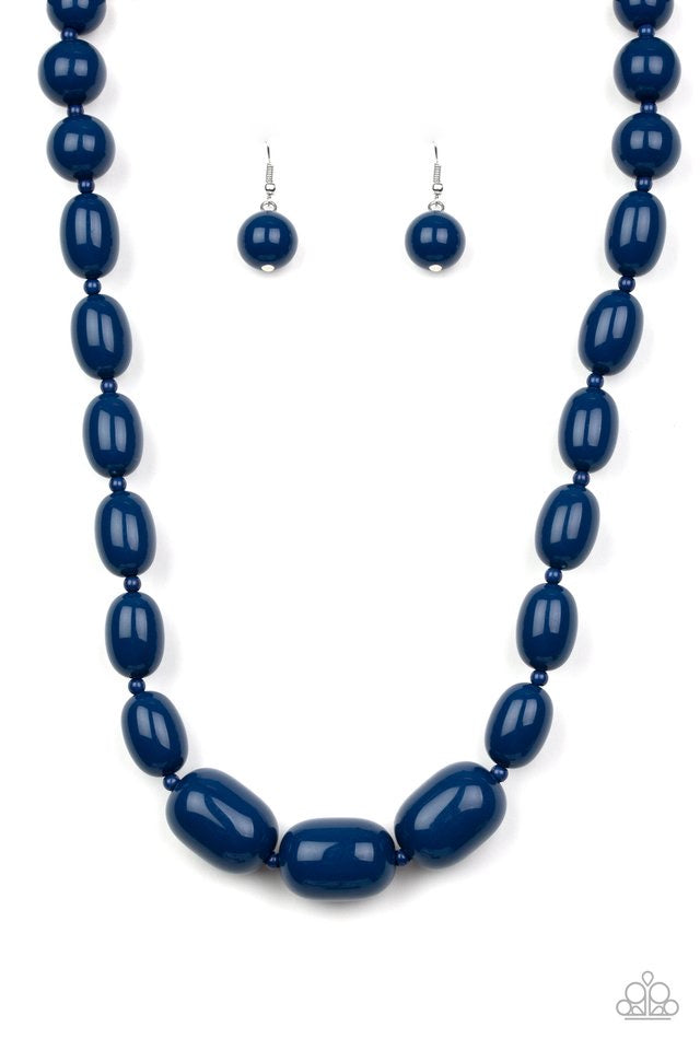 Poppin’ Popularity Blue-Necklace