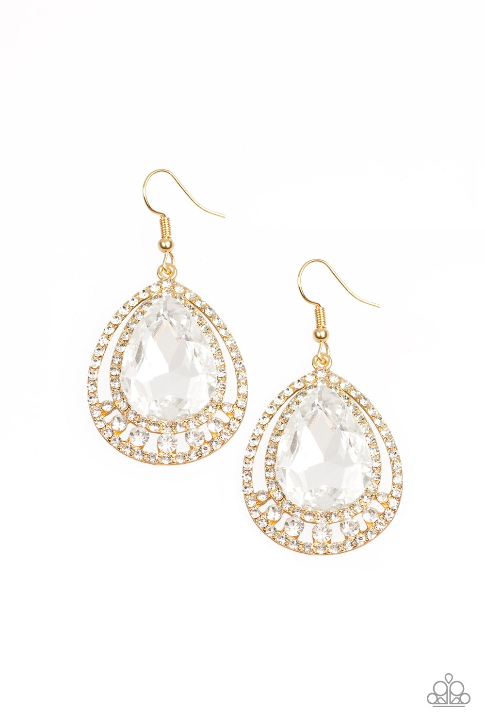 All Rise For Her Majesty Gold-Earrings