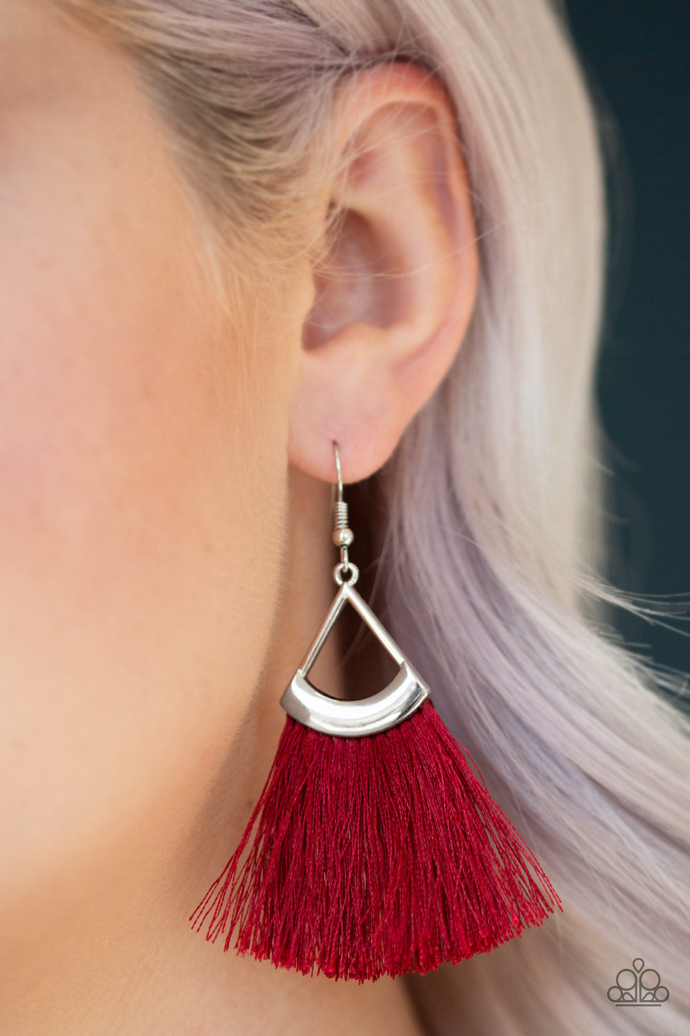 Tassel Tuesdays Red-Earrings