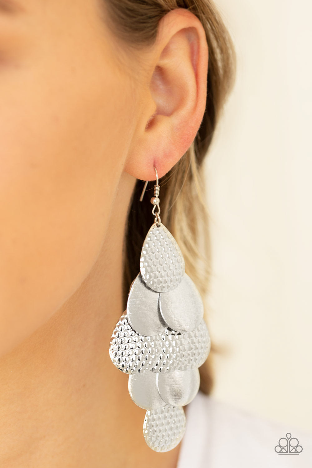 Chime Time Silver-Earrings