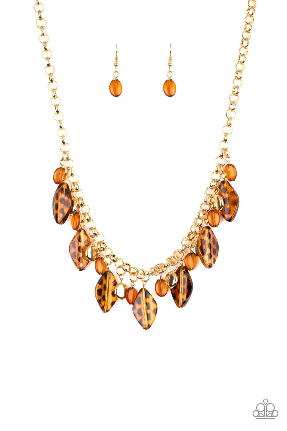 Hissy Fit Brown-Necklace