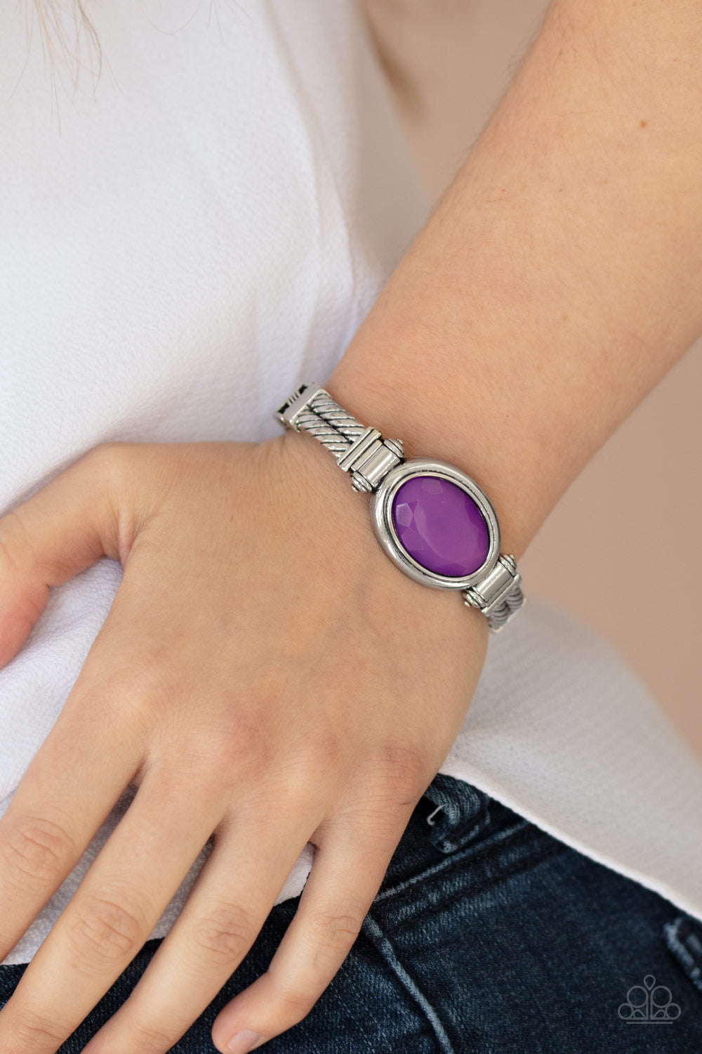 Color Coordinated Purple-Bracelet