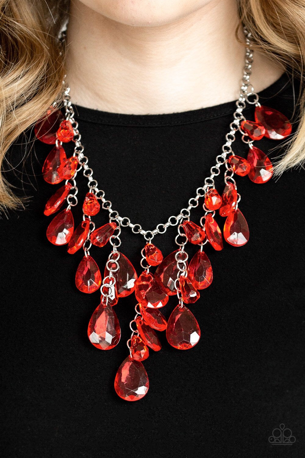 Irresistible Iridescence Red-Necklace