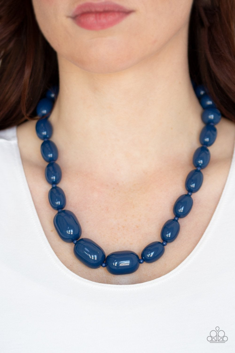 Poppin’ Popularity Blue-Necklace
