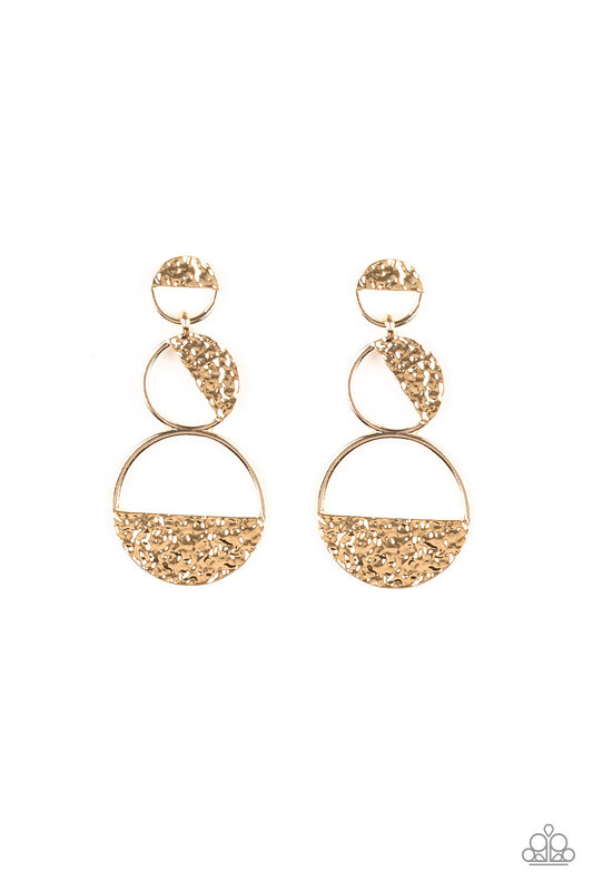 Triple Trifecta Gold-Earrings