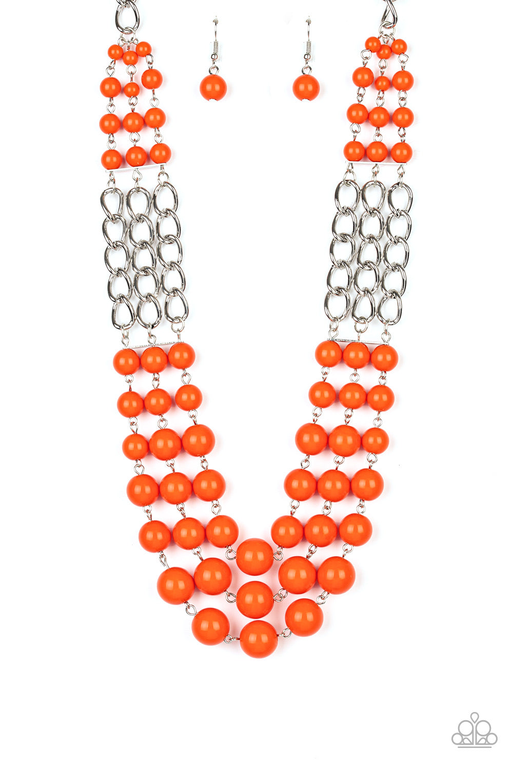 A La Vogue Orange-Necklace