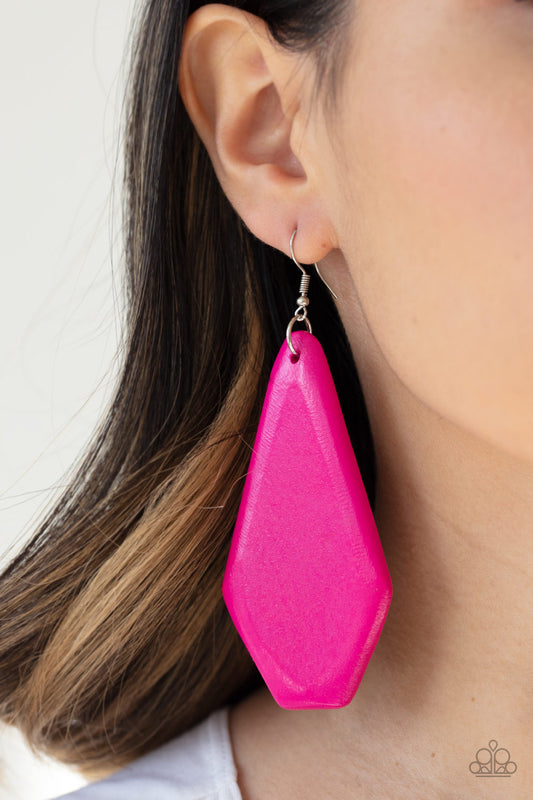 Vacation Ready Pink-Earrings