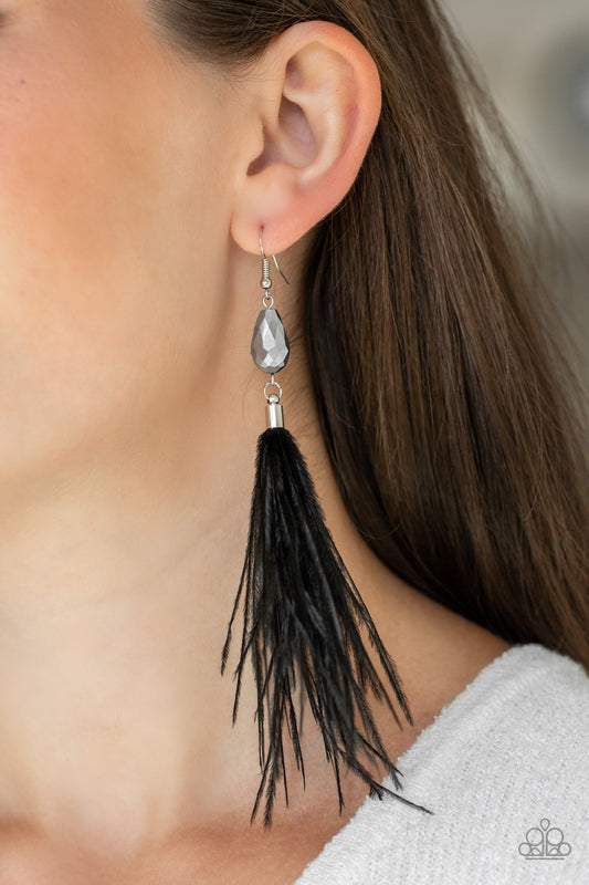 Showgirl Showcase Black-Earrings